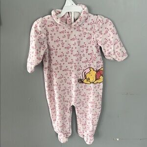 Disney Pink Footie One Piece with Soft Comfort